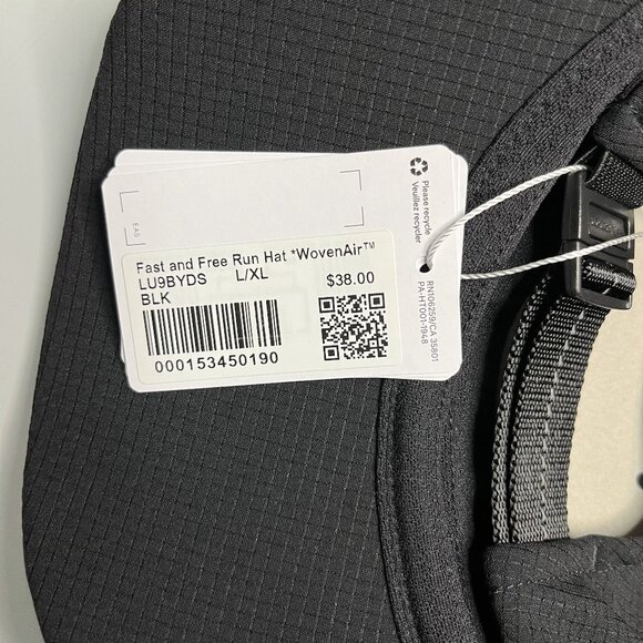 Lululemon Black Fast and Free Running Hat - Picture 3 of 4